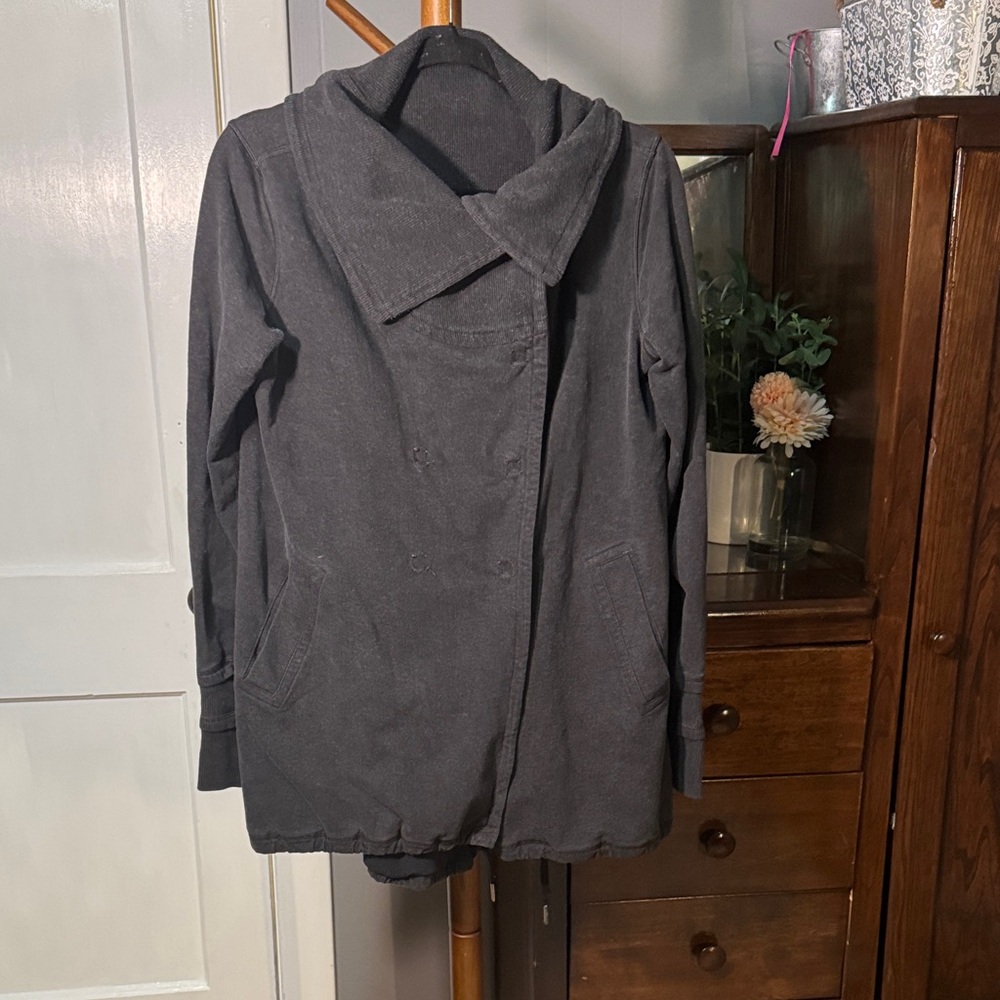🖤 Lululemon Scuba Funnel-Neck Zip Hoodie — Size 10